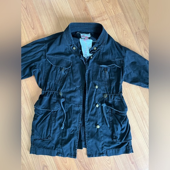 Current Elliott Military Style Jacket Oversized Size 1 - Picture 2 of 6